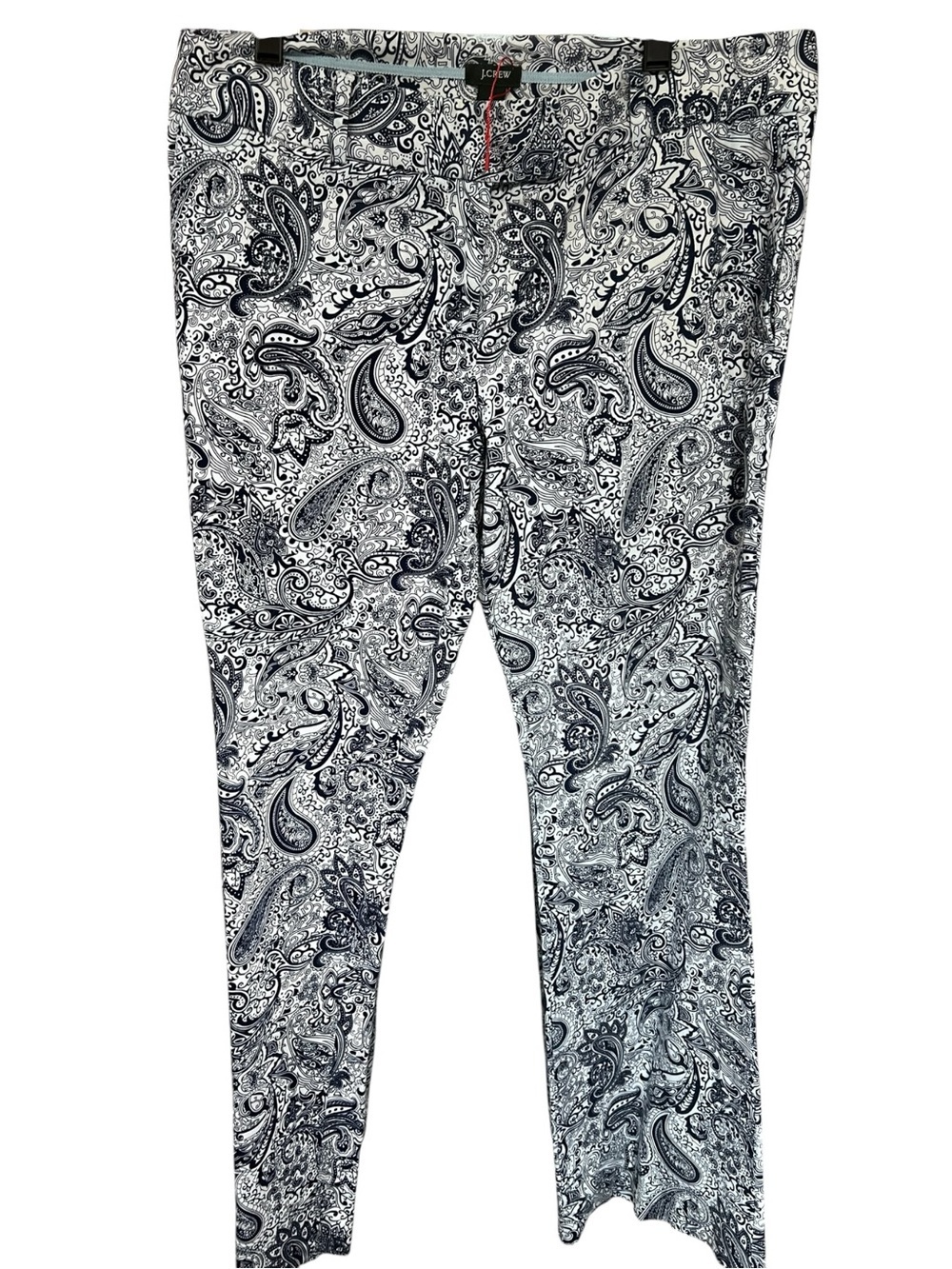 J. Crew Blue & White Paisley Women’s Jeans